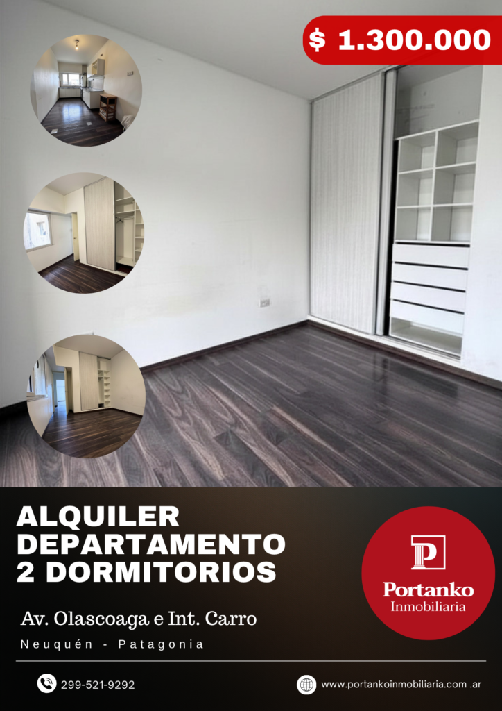 ALQUILER DEPARTAMENTO 2 DORMITORIOS