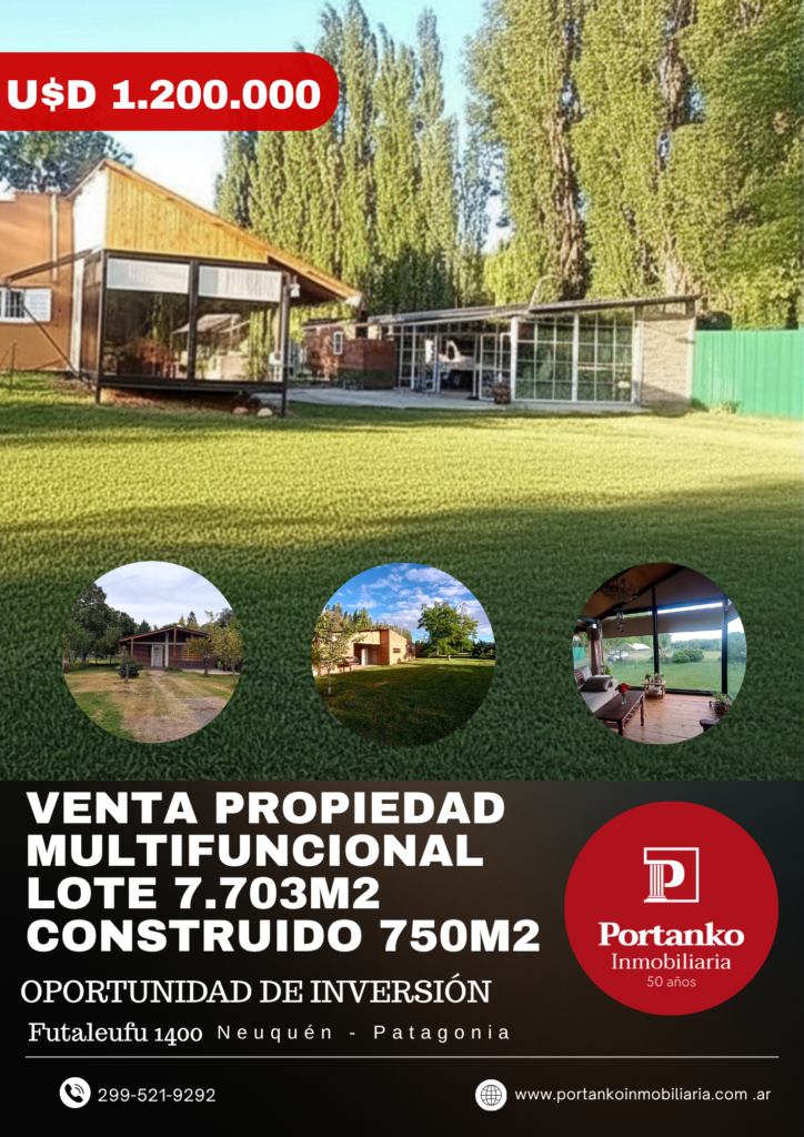 VENTA PROPIEDAD MULTIFUNCIONAL 7.703M2